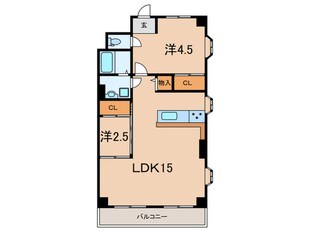 甲東ライフ(303)の物件間取画像